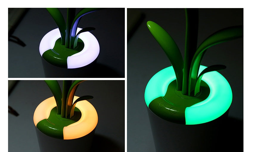 Clivia LED Table Lamp – USB Rechargeable Eye Protection Desk Light | Touch Control, 3 Brightness Levels, Ambient Colour Mode – for Bedroom, Office, Kids Room