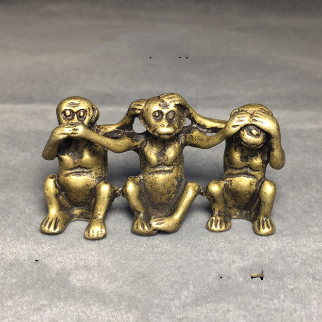 Antique Distressed Tabletop Ornaments Sannonhou Brass Collectibles